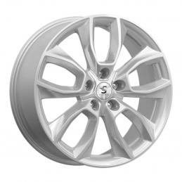 КиК КР001 (18_Kodiaq) 7x18 PCD5x112 ET43 Dia57.1 Elite silver